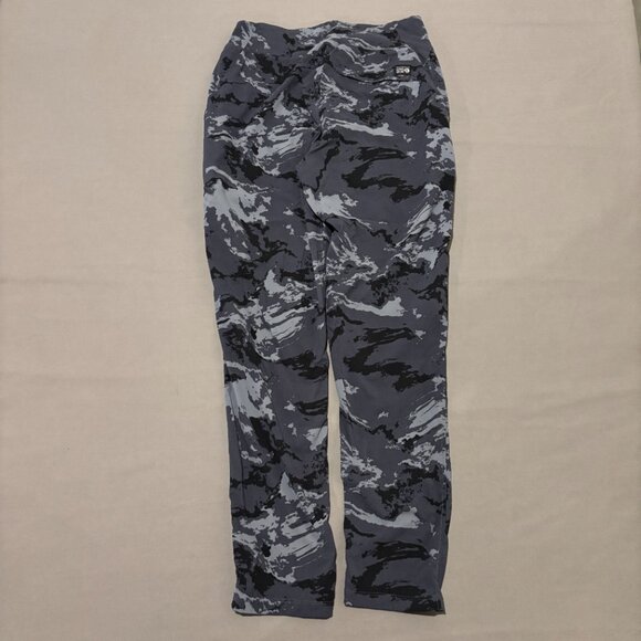 Mountain Hardwear Leggings Womens Small Black Gray Camo Outdoor Hiking Casual - Picture 7 of 8